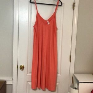 Zenana Premium Maxi. 1X. Spaghetti Straps.